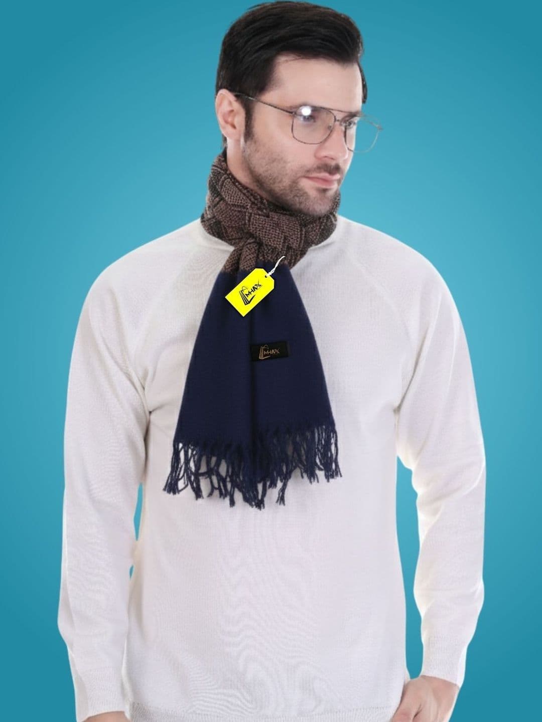 MHAX Men Patterned Merino Wool Mufflers - view 1