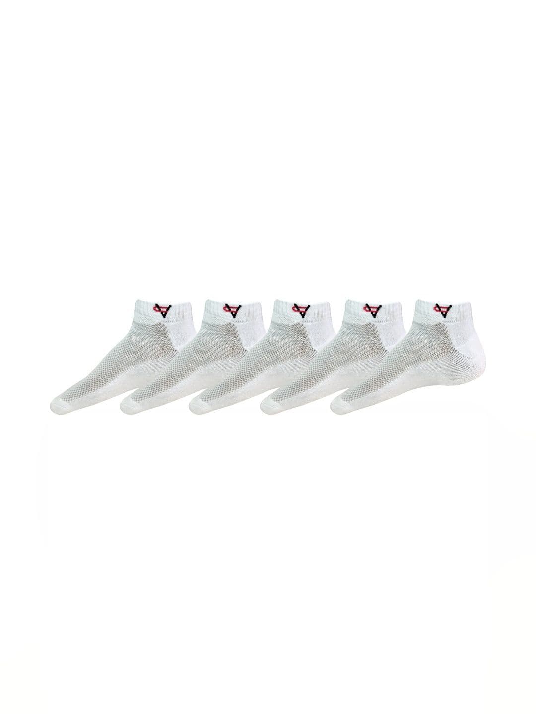 VIPUN Men Pack of 5 Cotton Patterned Ankle Length Socks - view 1