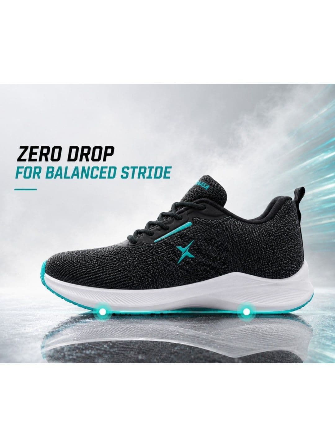 KRAASA Men Textile Running Non-Marking Shoes - view 1