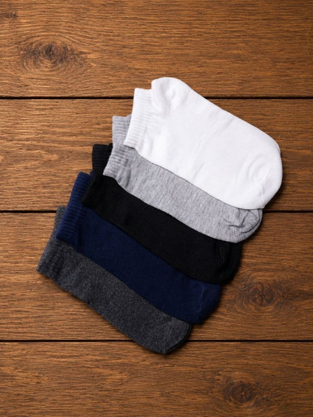 Sloxie Unisex Pack of 5 Cotton Shoe Liners Socks - view 1
