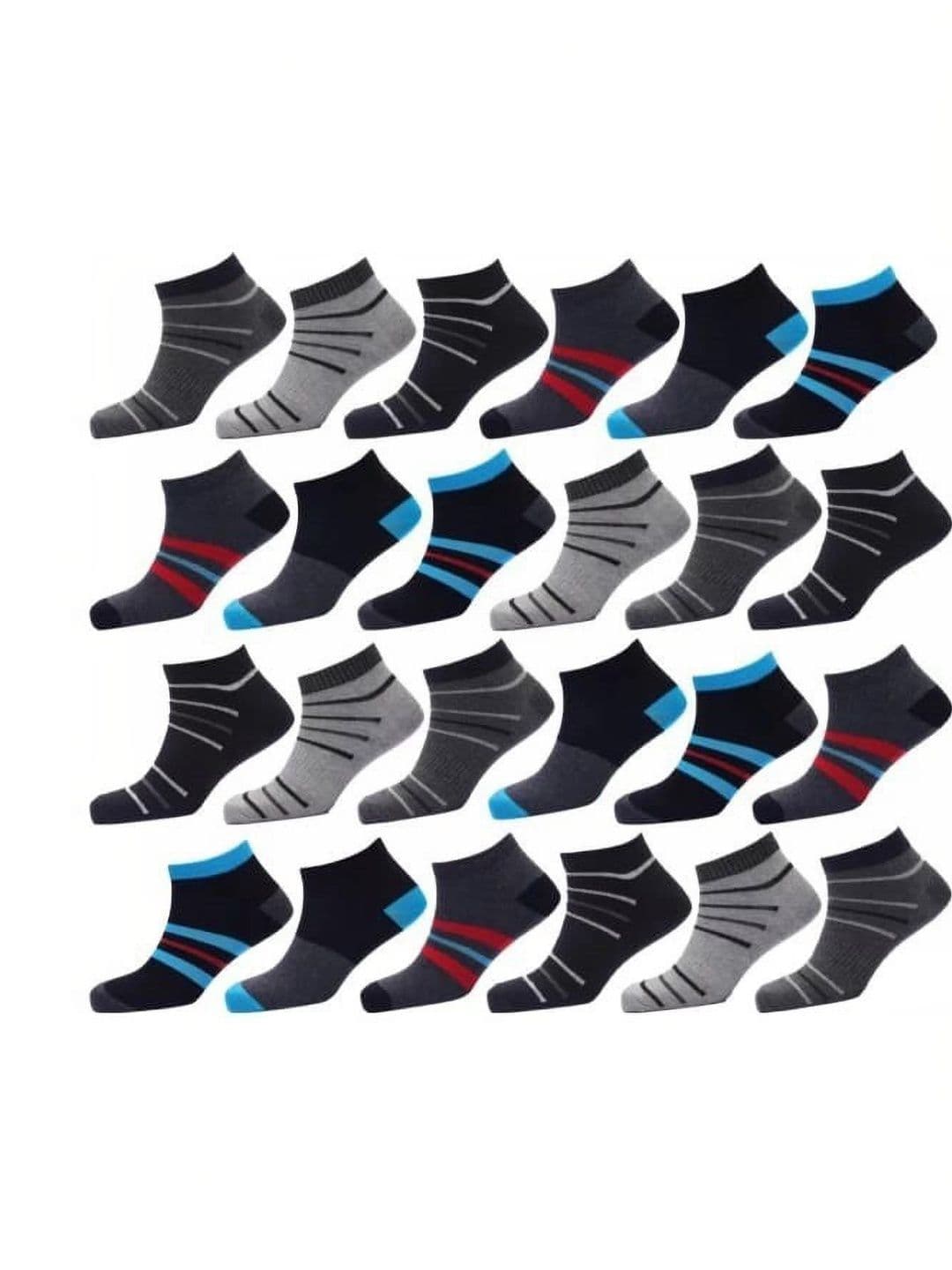 GARUN Men Cotton Patterned Ankle Length Socks - view 1