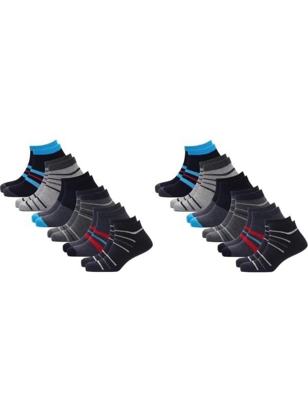GARUN Men Cotton Striped Ankle Length Socks - view 1