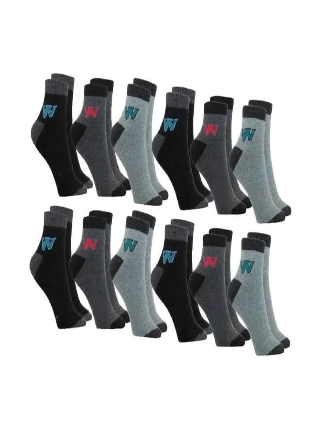 VIPUN Men Cotton Patterned Above Ankle Socks - view 1