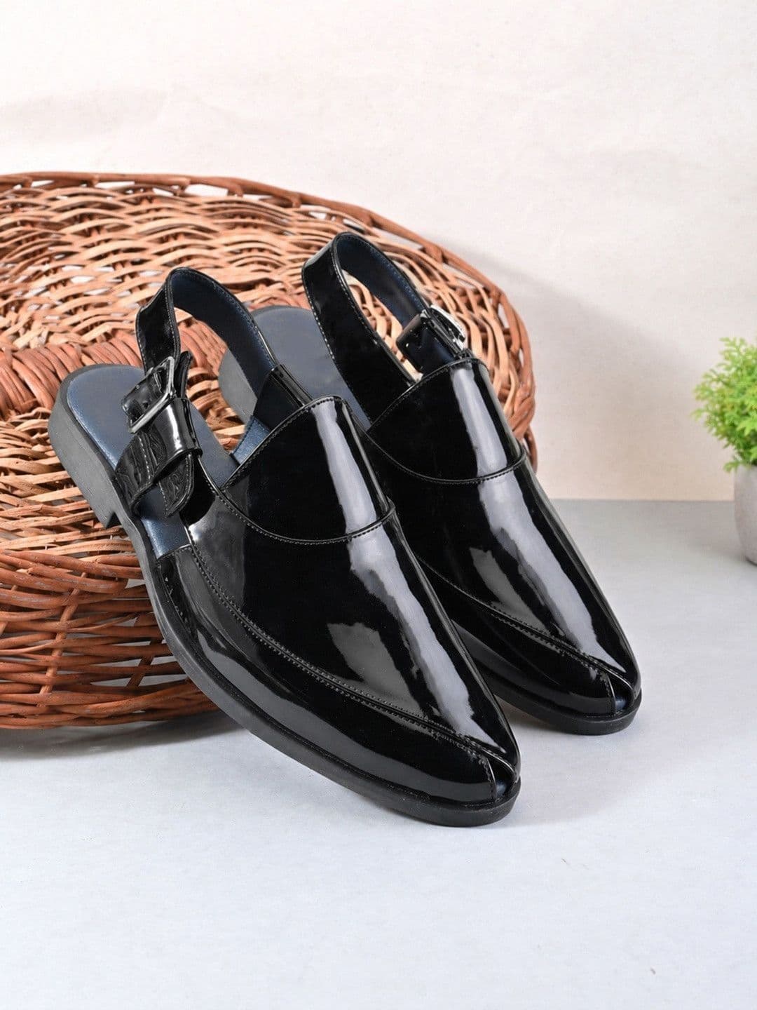House of Pataudi Men Buckle Shoe-Style Sandals - view 1