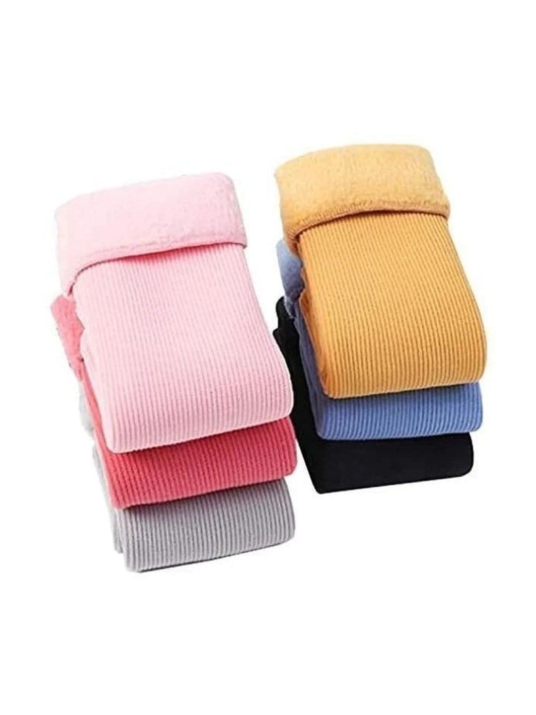 VIPUN Unisex Pack of 6 Cotton Knee Length Socks - view 1