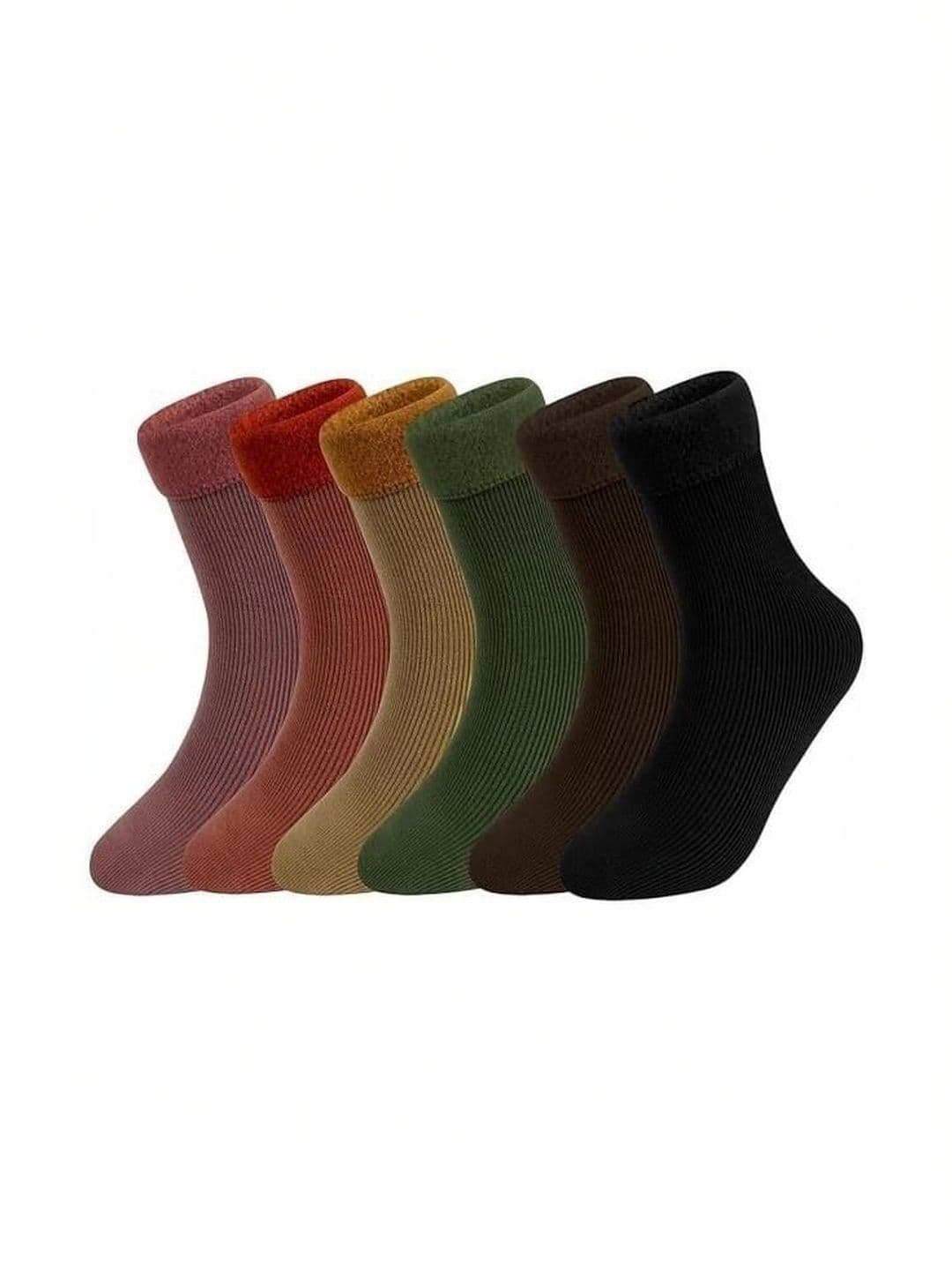 GARUN Unisex Pack of 6 Cotton Calf Length Socks - view 1