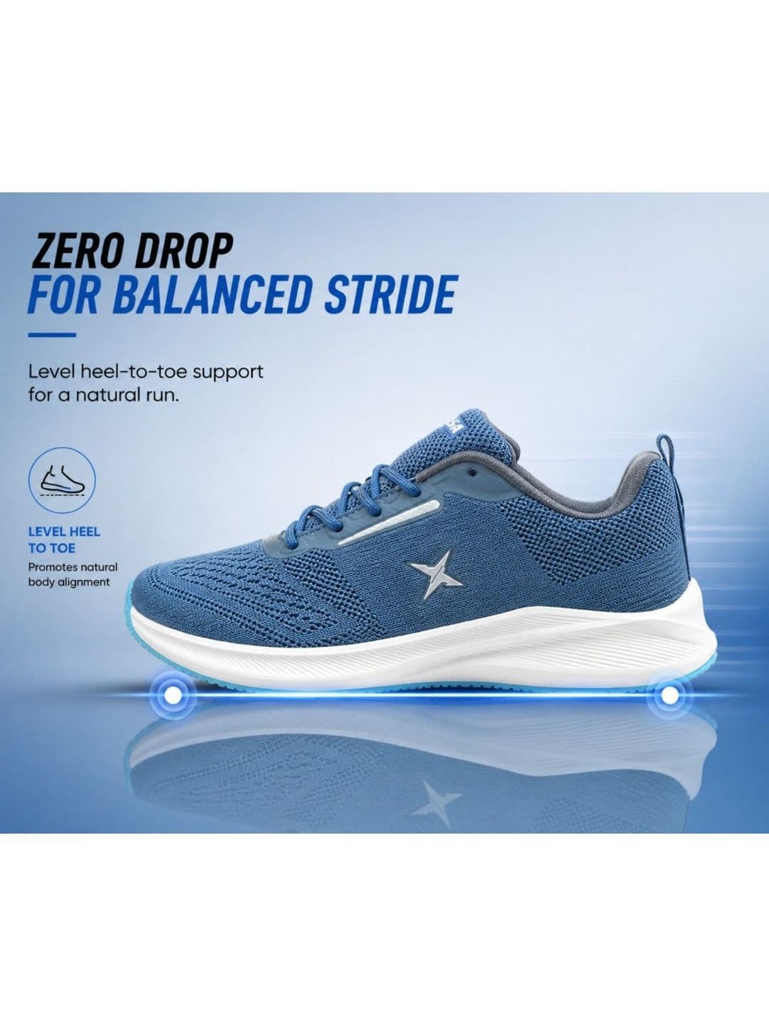 KRAASA Men Textile Running Non-Marking Shoes - view 1