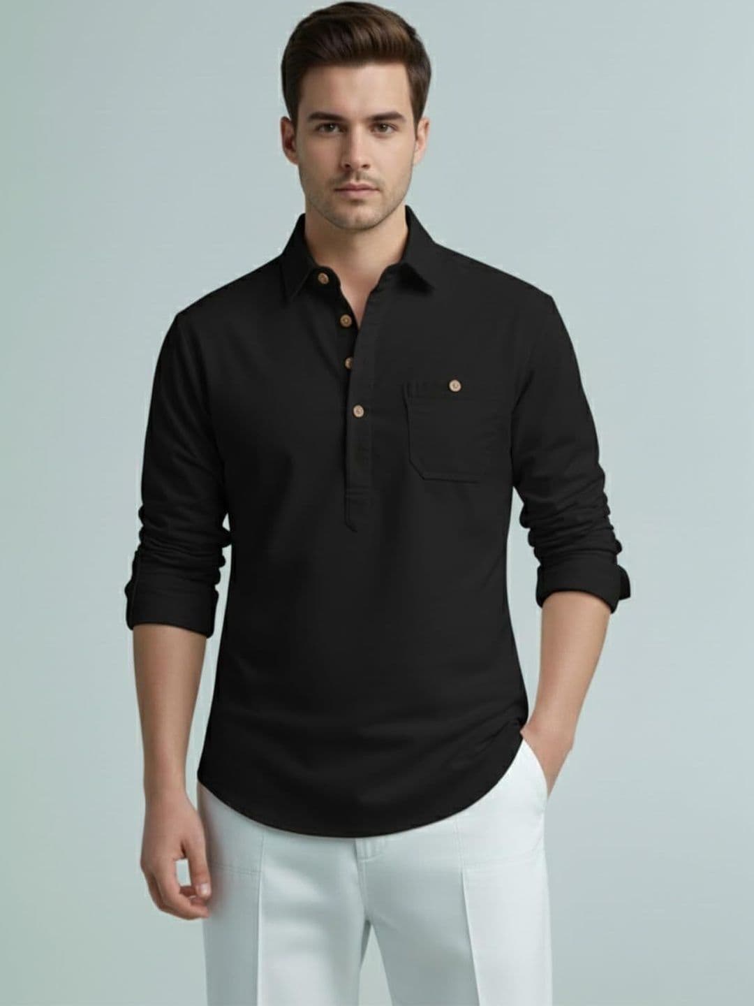 Vashuqi Men Kurta - view 1