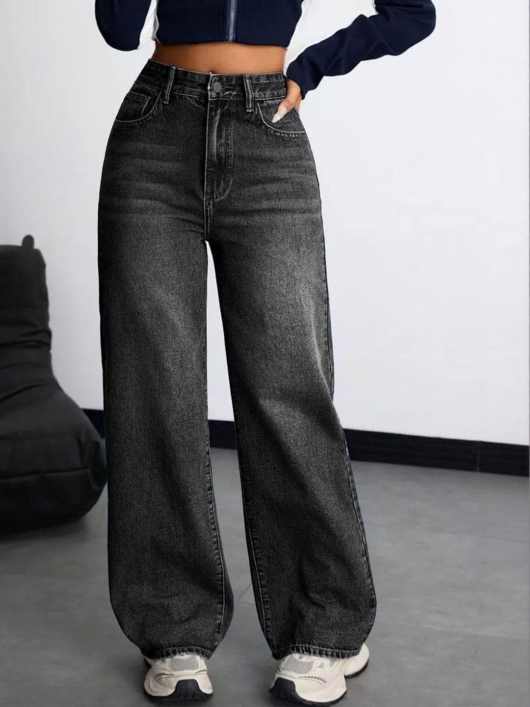 Kotty Women Wide Leg High-Rise Light Fade Jeans - view 1