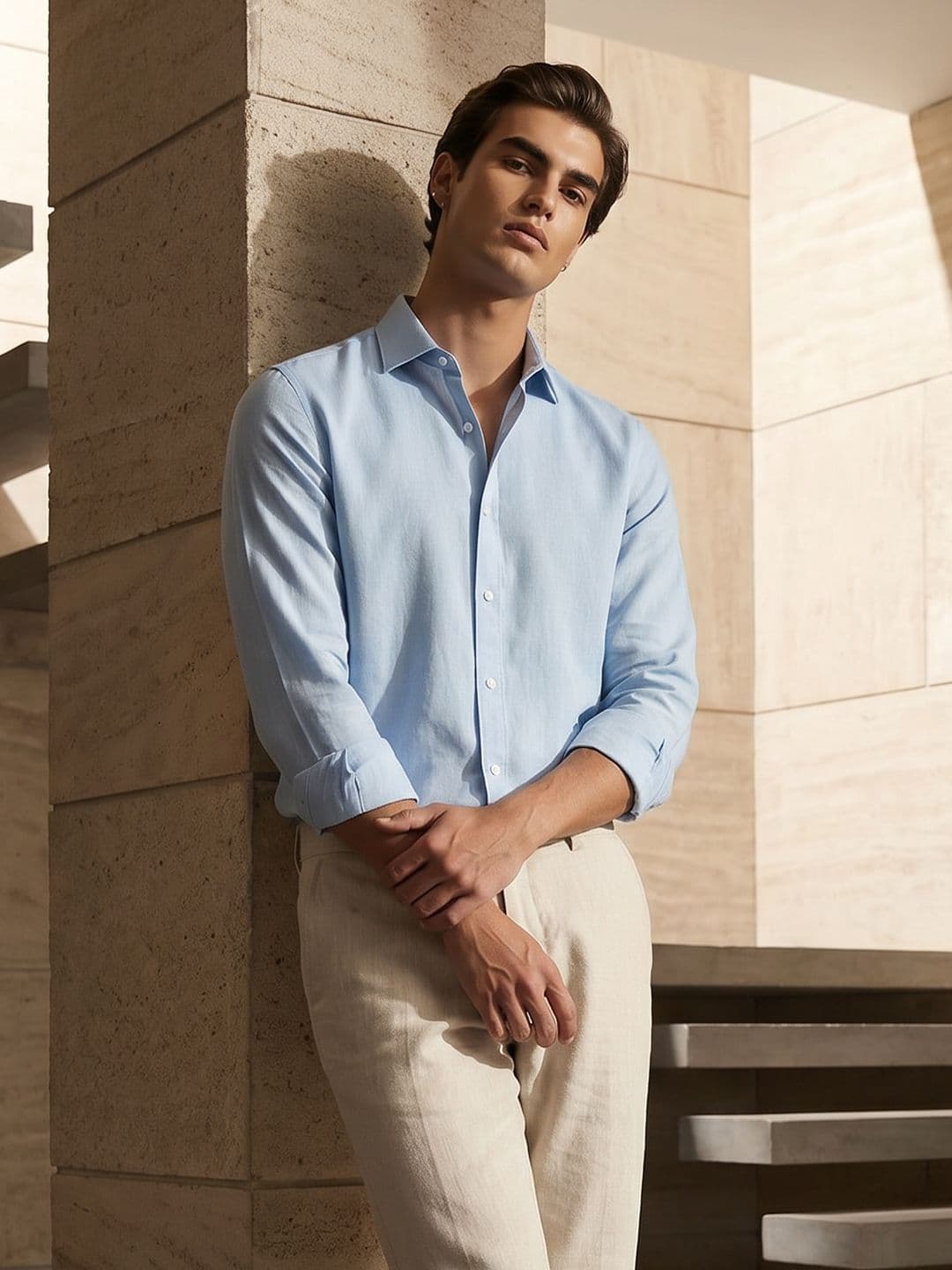 Mr Bowerbird Slim Fit Pure Cotton Shirt - view 1