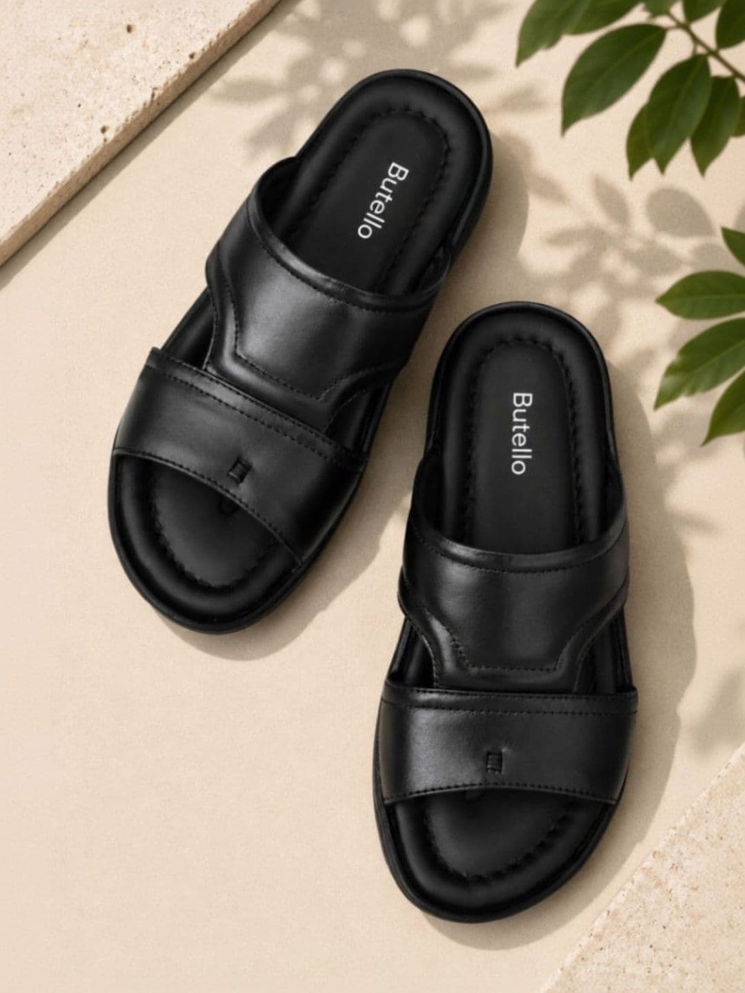 Butello Men Leather Comfort Sandals - view 1