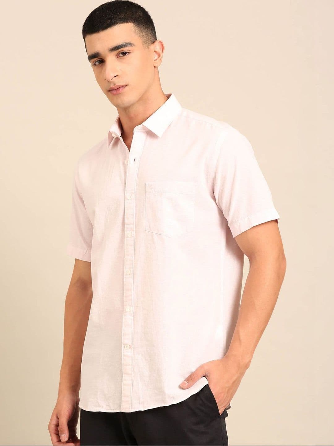 CAVALLO by Linen Club Men Regular Fit Casual Shirt - view 1