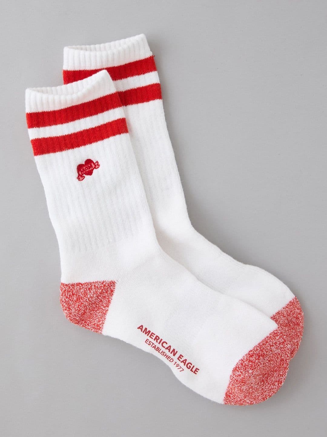 AMERICAN EAGLE OUTFITTERS Men Cotton Striped Calf Length Socks - view 1