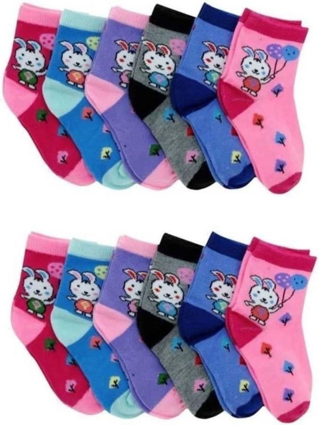 VIPUN Unisex Cotton Patterned Ankle Length Socks - view 1