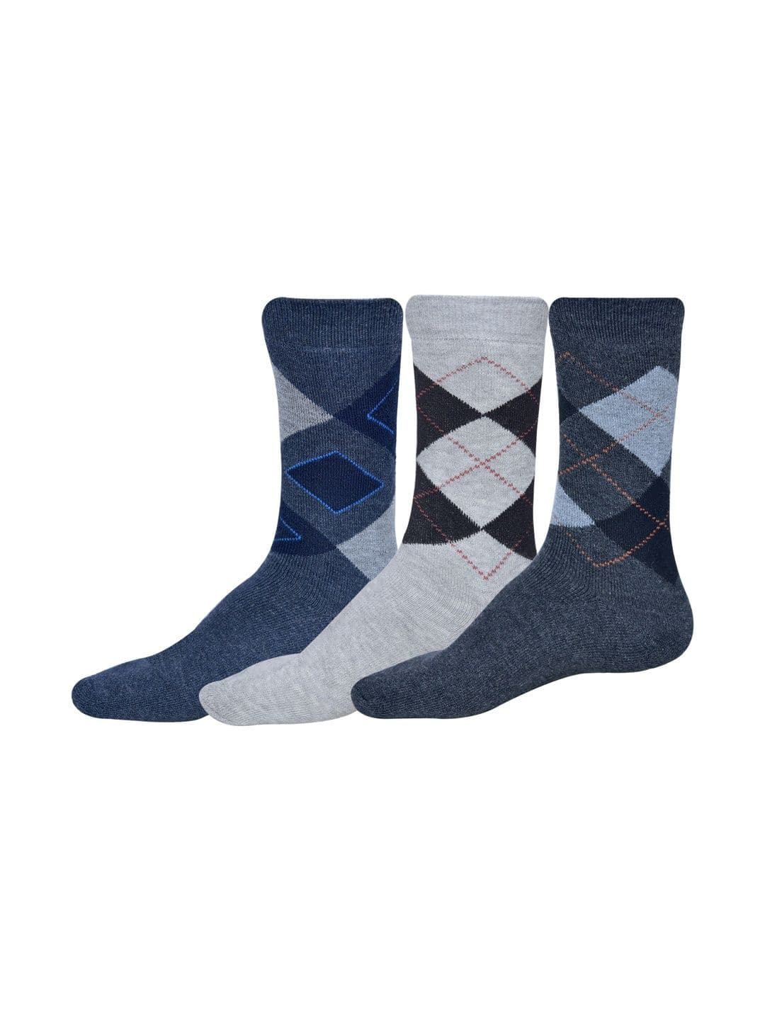GARUN Men Patterned Calf Length Socks - view 1