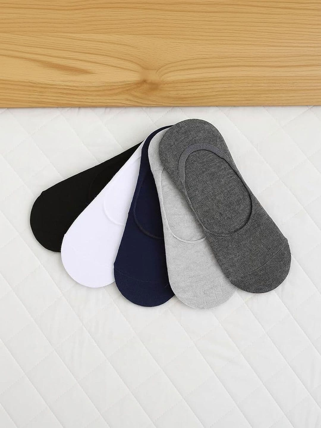 REDCARP Men Pack of 5 Cotton Shoe Liners Socks - view 1