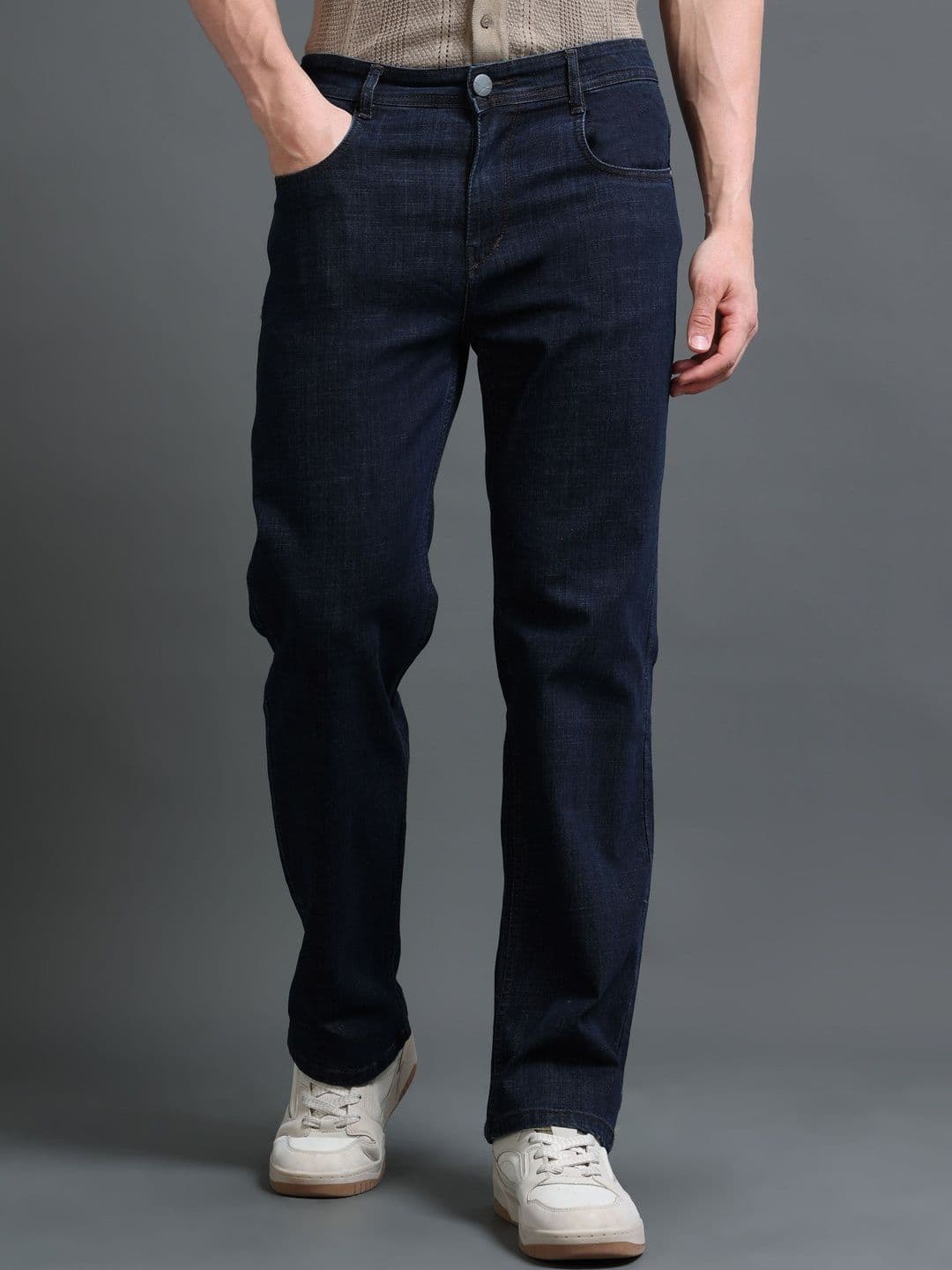 Kolor Fusion Men Loose Mid-Rise Stretchable Jeans - view 1