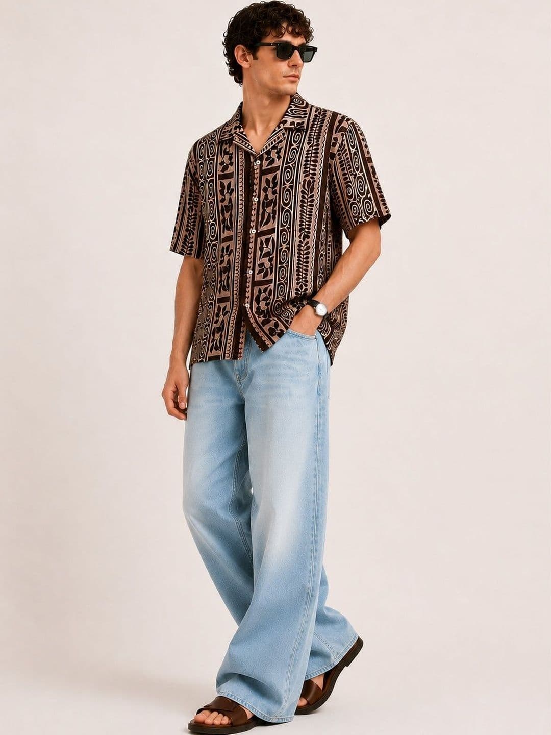 Mast & Harbour Men Comfort Printed Casual Shirt - view 1