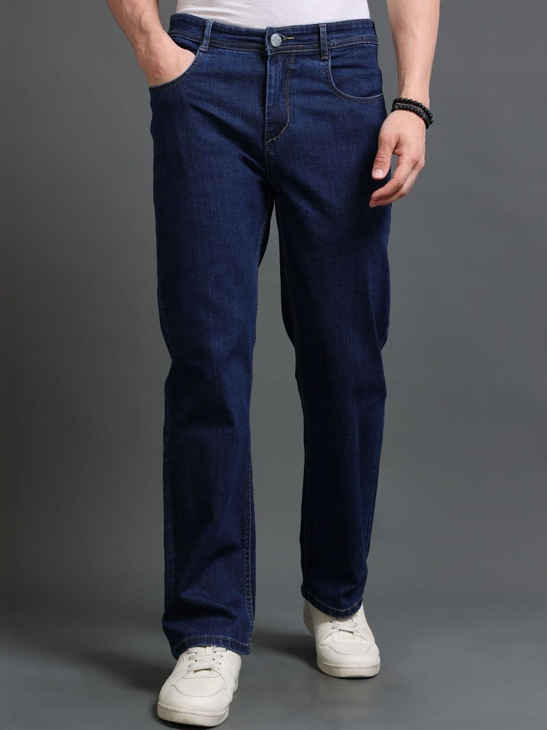 Kolor Fusion Men Loose Mid-Rise Stretchable Jeans - view 1