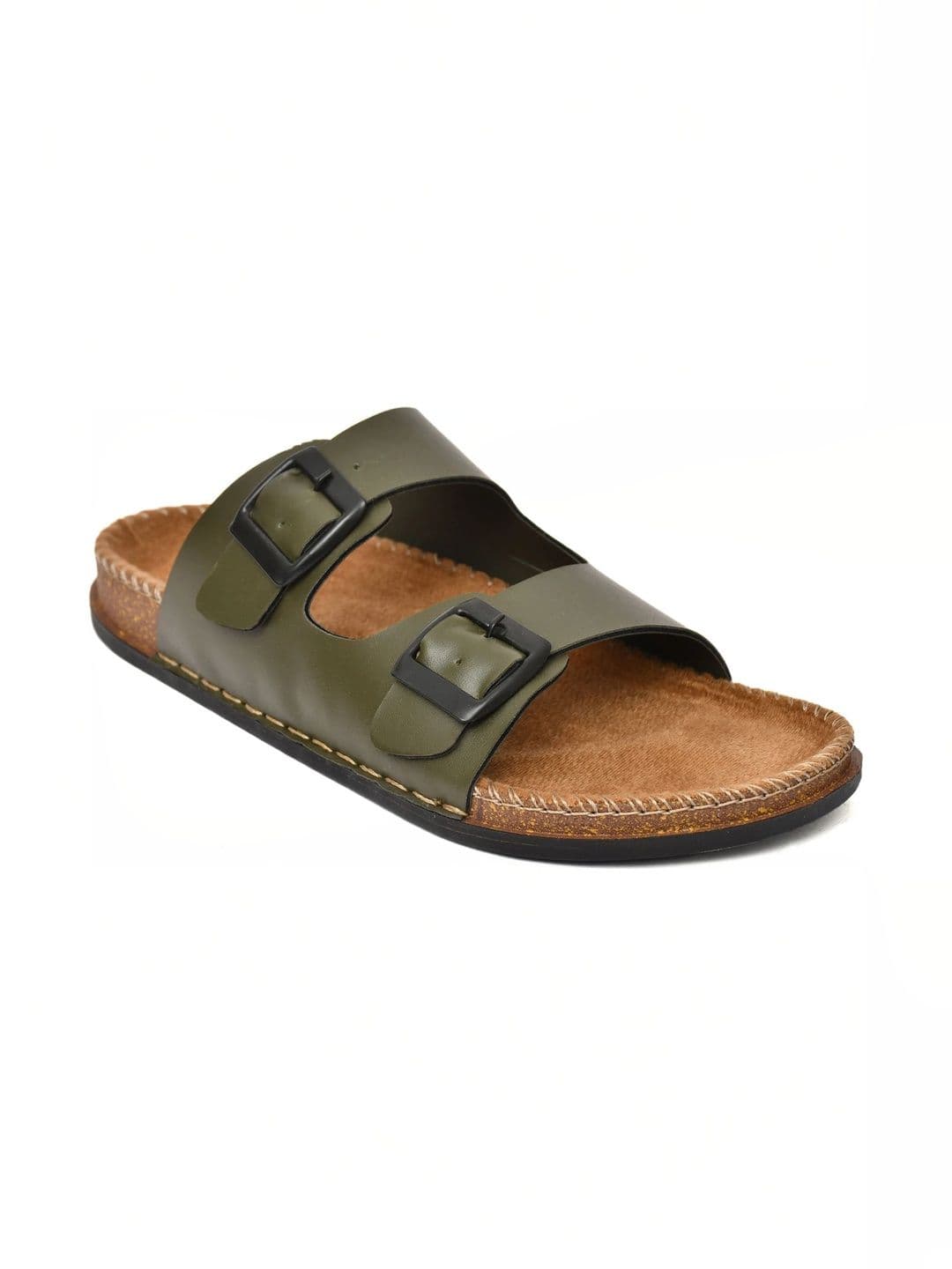 Feet King Men Leather Sliders - view 1