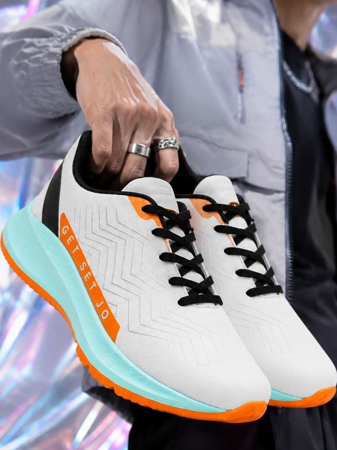 JOOTIYAPA Men Mesh Running Non-Marking Shoes - view 1