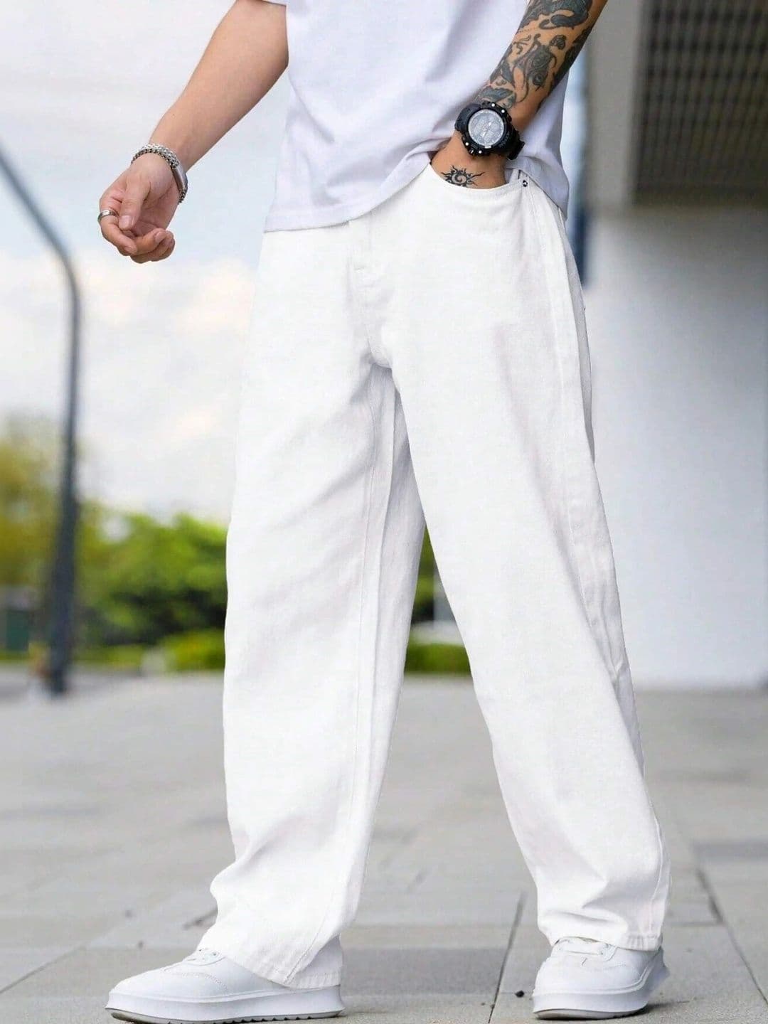 DENIM LIFE Men Classic Straight Fit Mid-Rise Stretchable Jeans - view 1