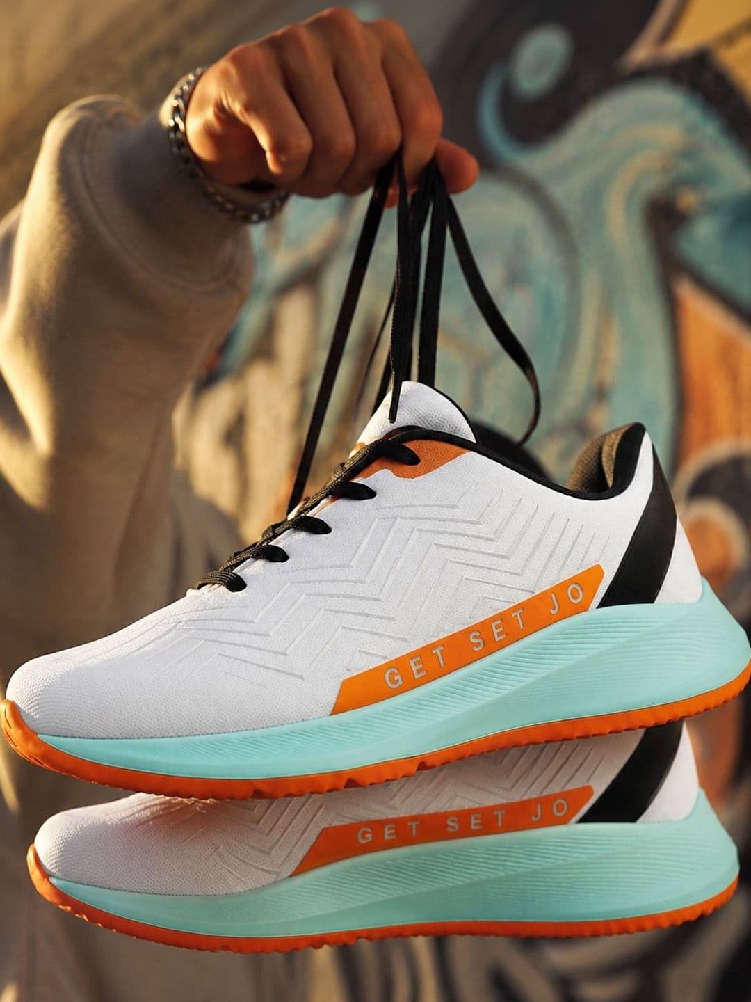 JOOTIYAPA Men Mesh Running Non-Marking Shoes - view 1