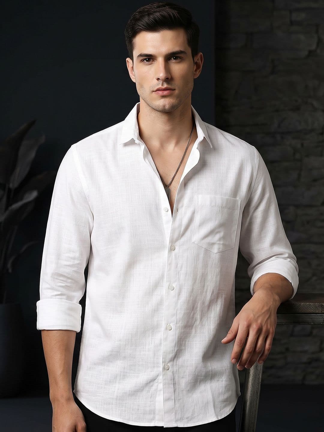 Roadster Men Solid Regular Fit Casual Shirt - view 1