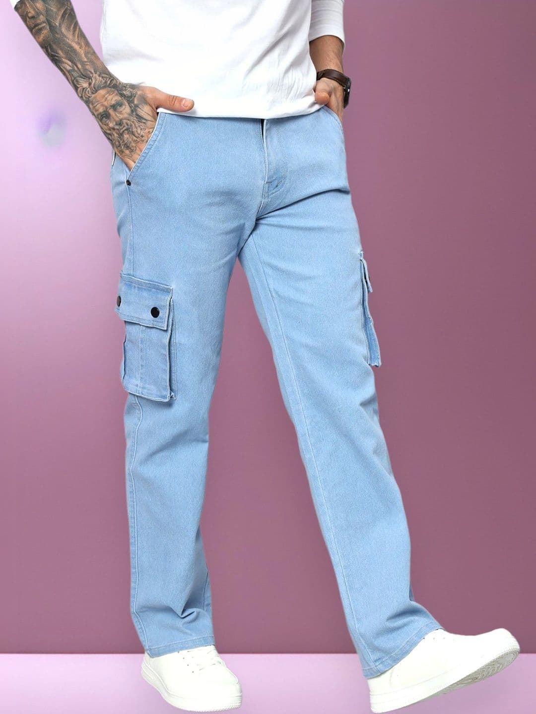 DENIMLOOK Men Relaxed Fit Mid-Rise Jeans