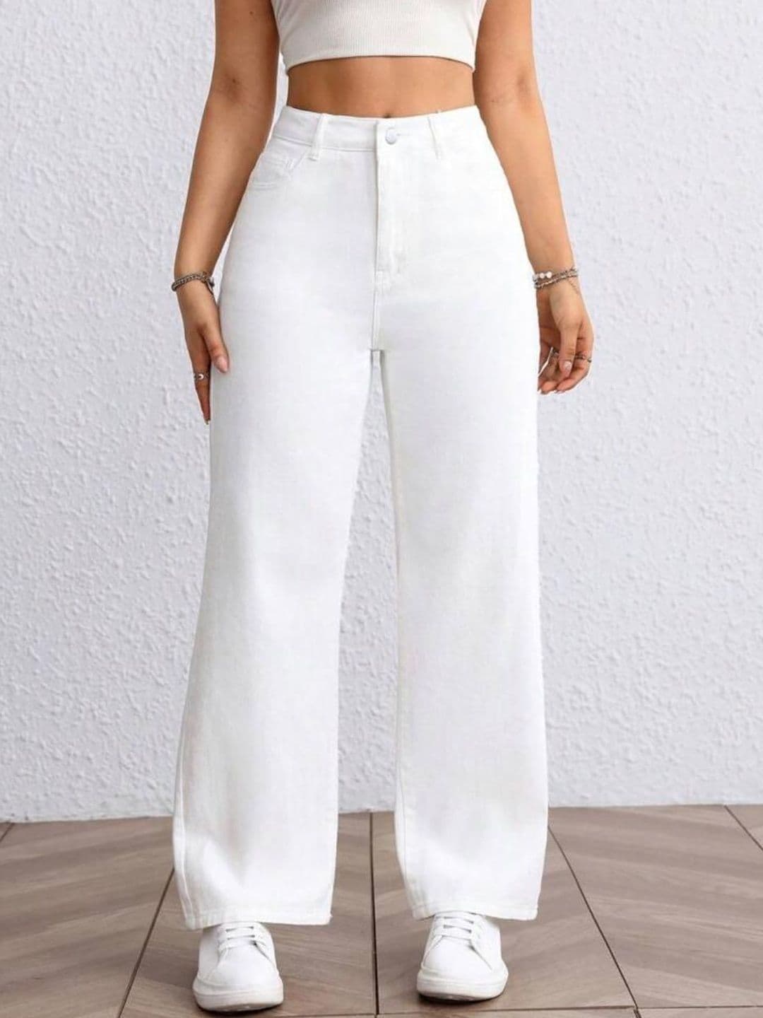 zayla Women Loose Wide Leg High-Rise Stretchable Jeans - view 1
