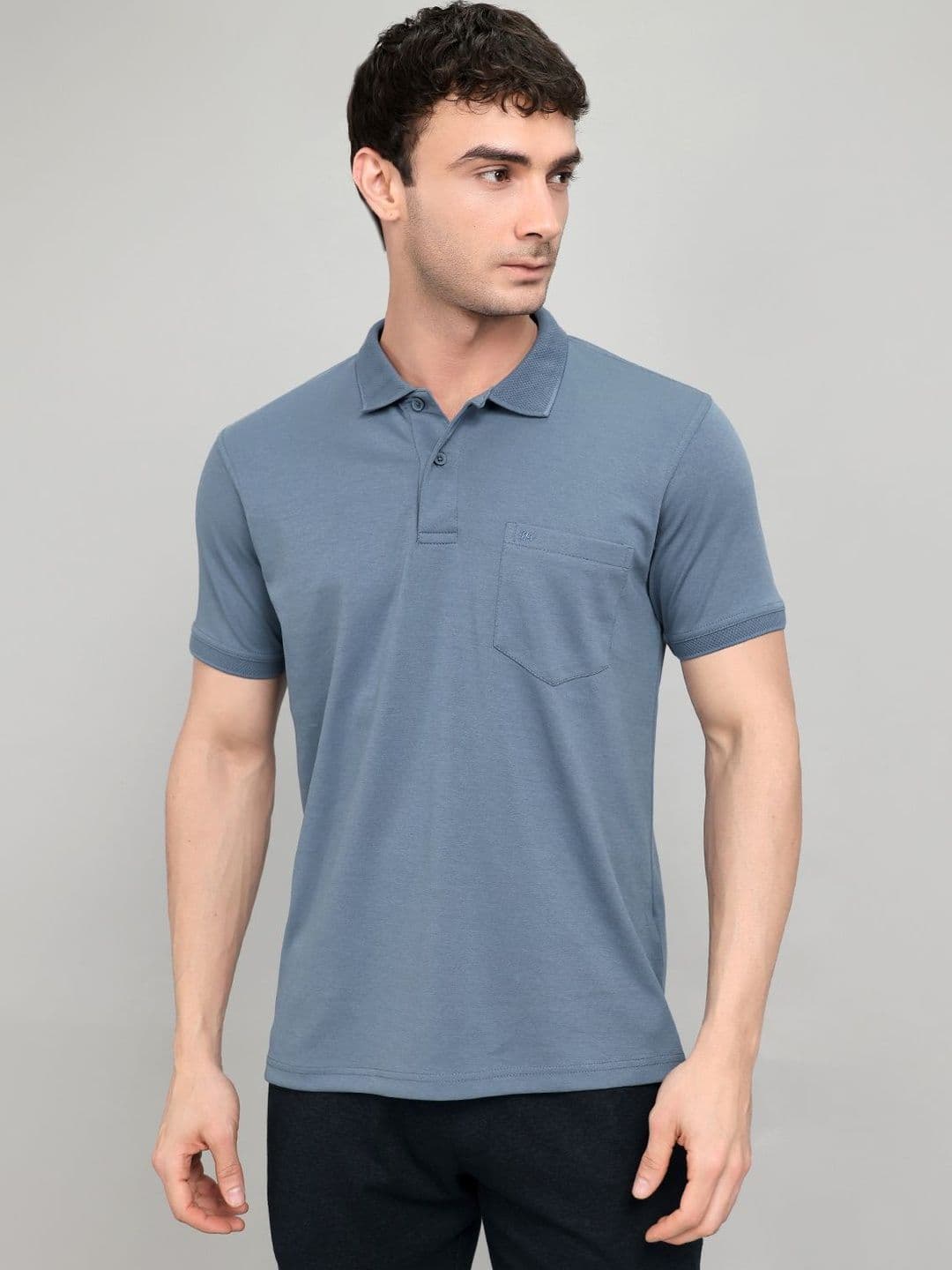 Monte Carlo Men Polo Collar Pockets T-shirt - view 1