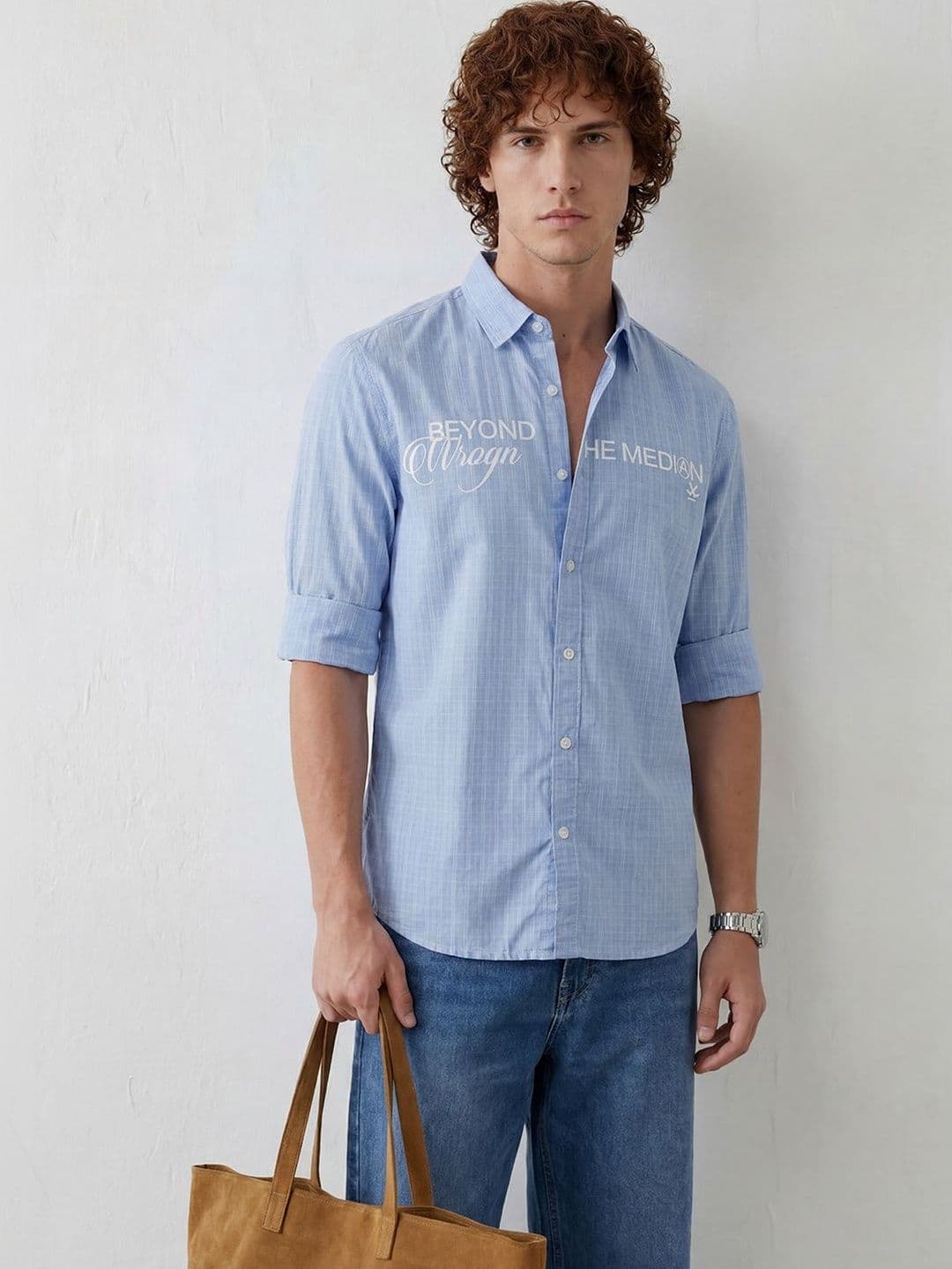 WROGN Men Comfort Printed Casual Shirt - view 1