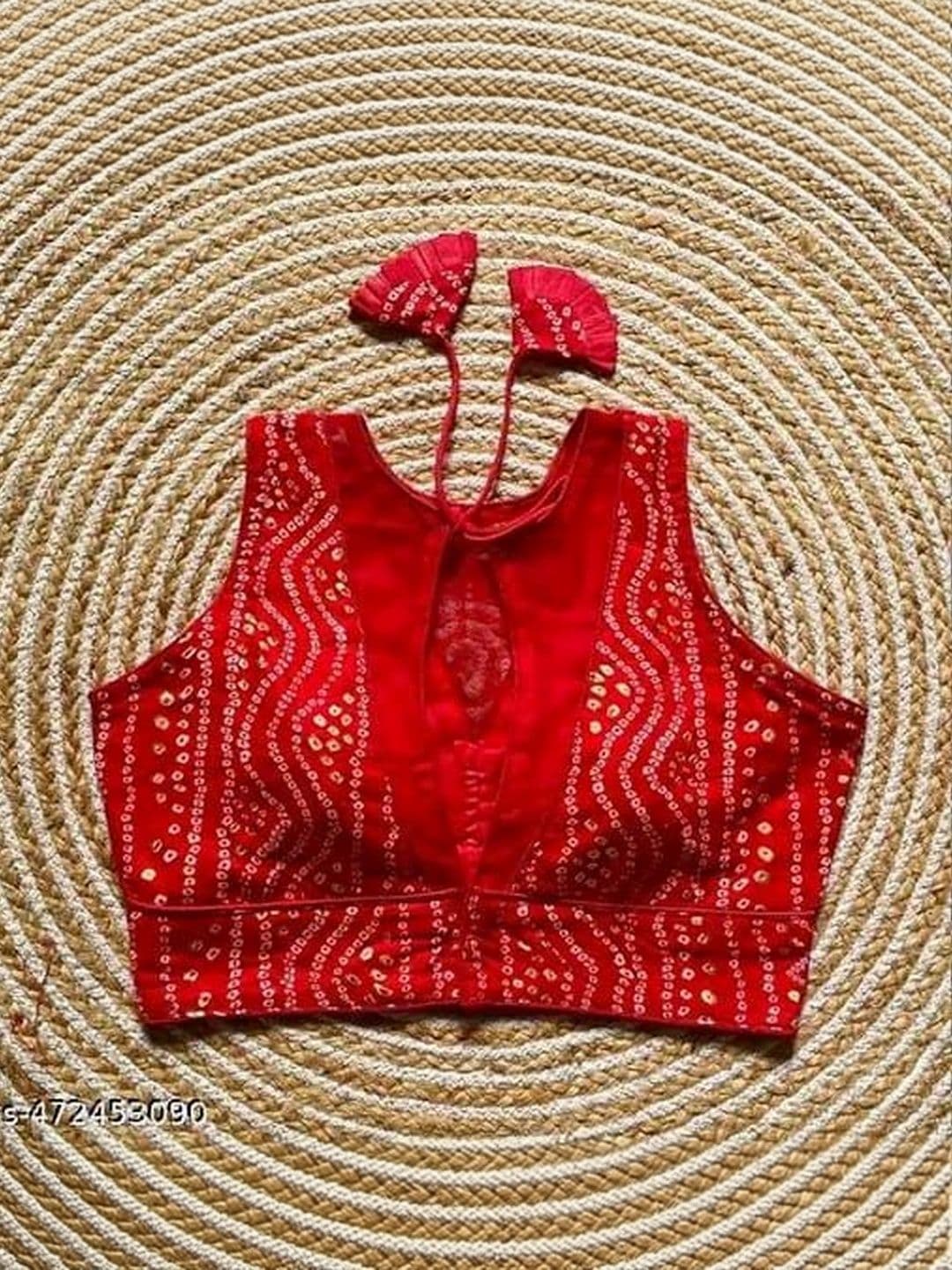Apexaura Cotton Printed Saree Blouse - view 1