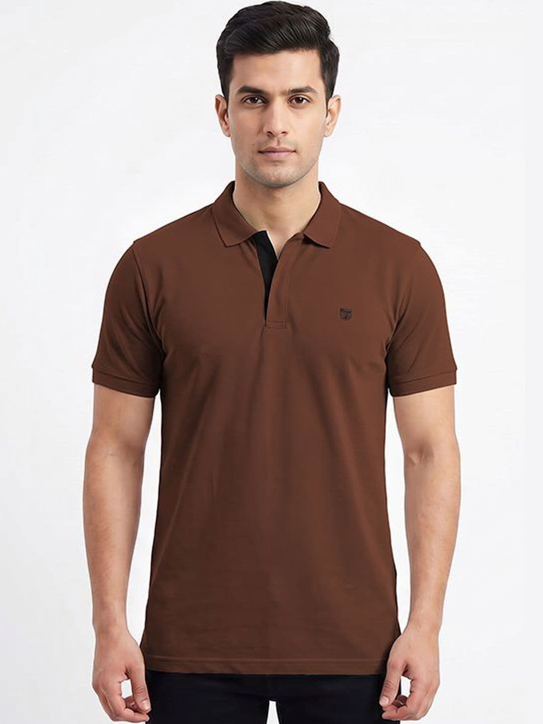 Plugin Men Polo Collar Pockets T-shirt - view 1