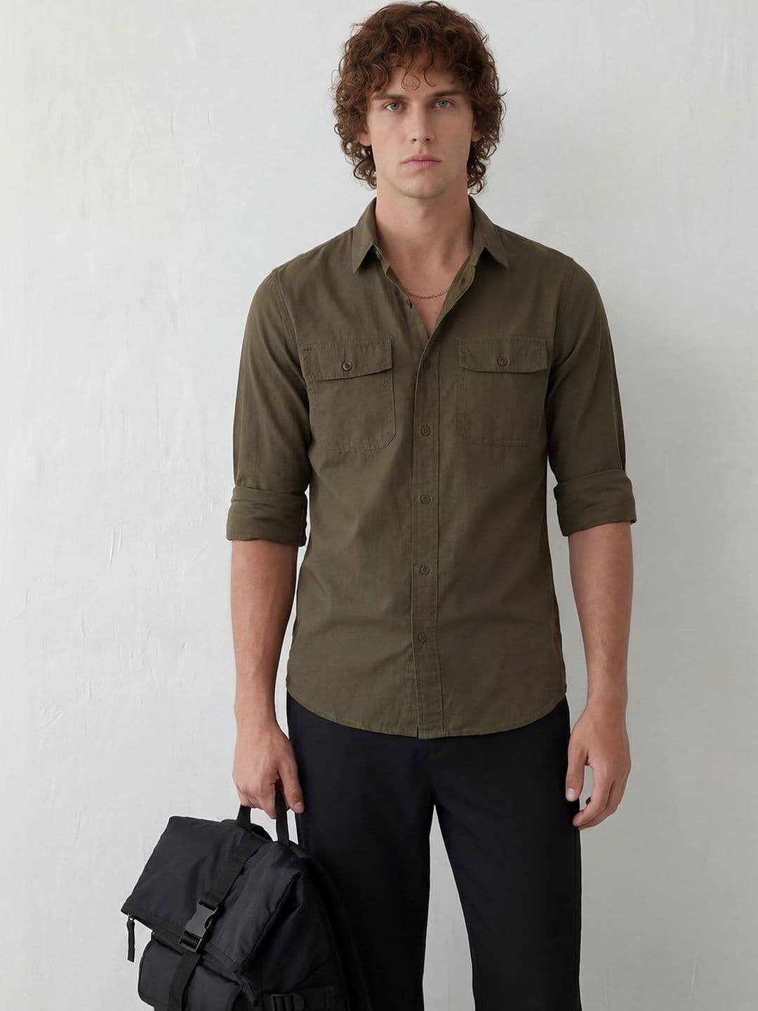 WROGN Men Slim Fit Casual Shirt - view 1