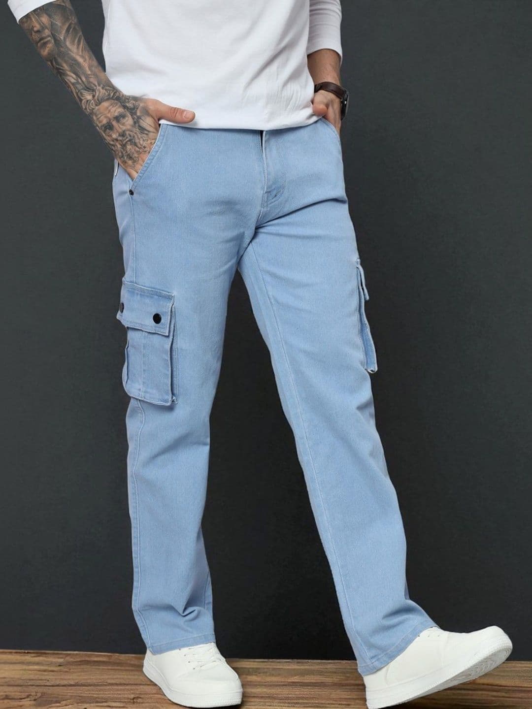 DENIMLOOK Men Relaxed Fit Mid-Rise Jeans
