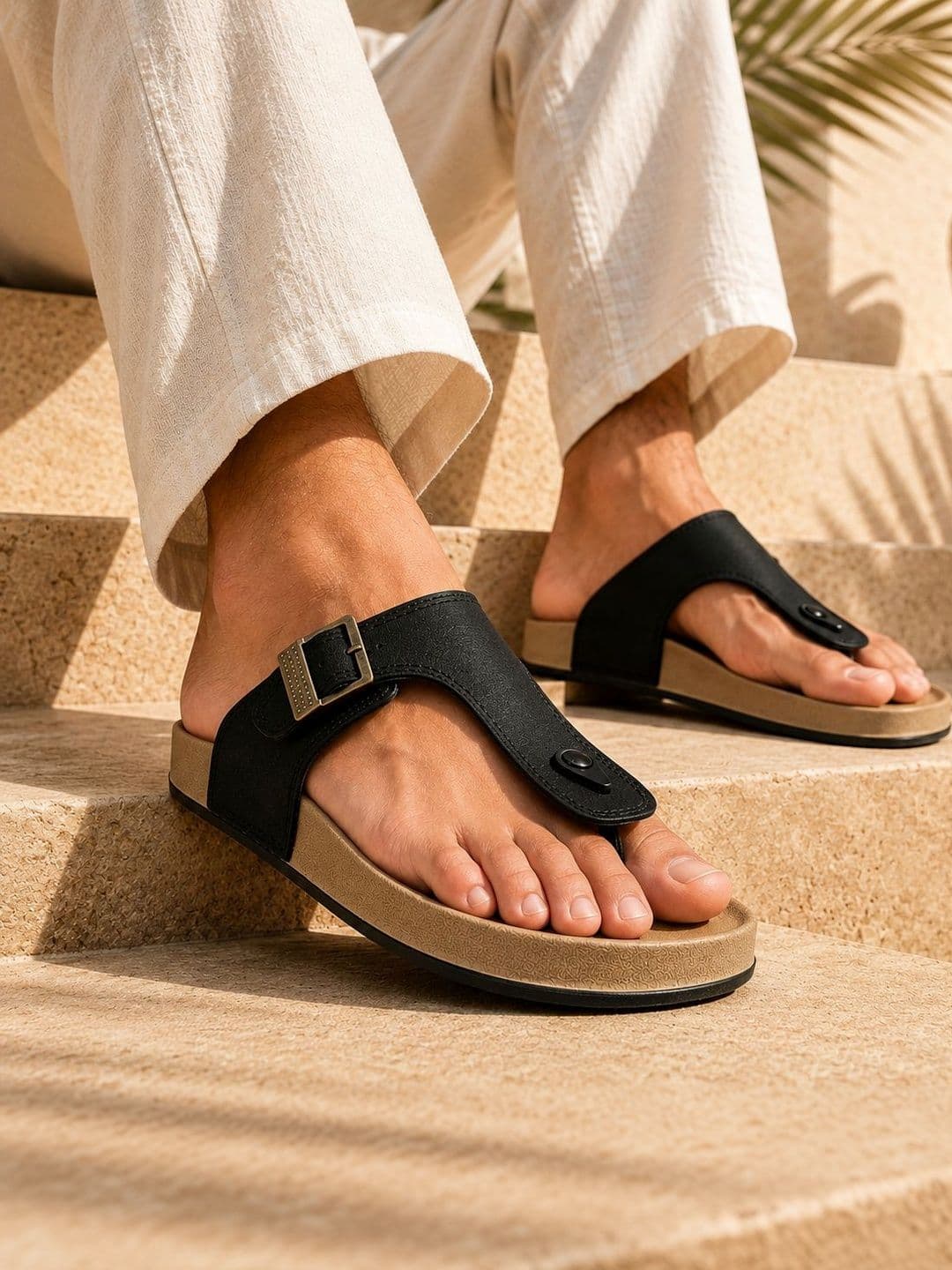 Mast & Harbour Men Thong Flip-Flops