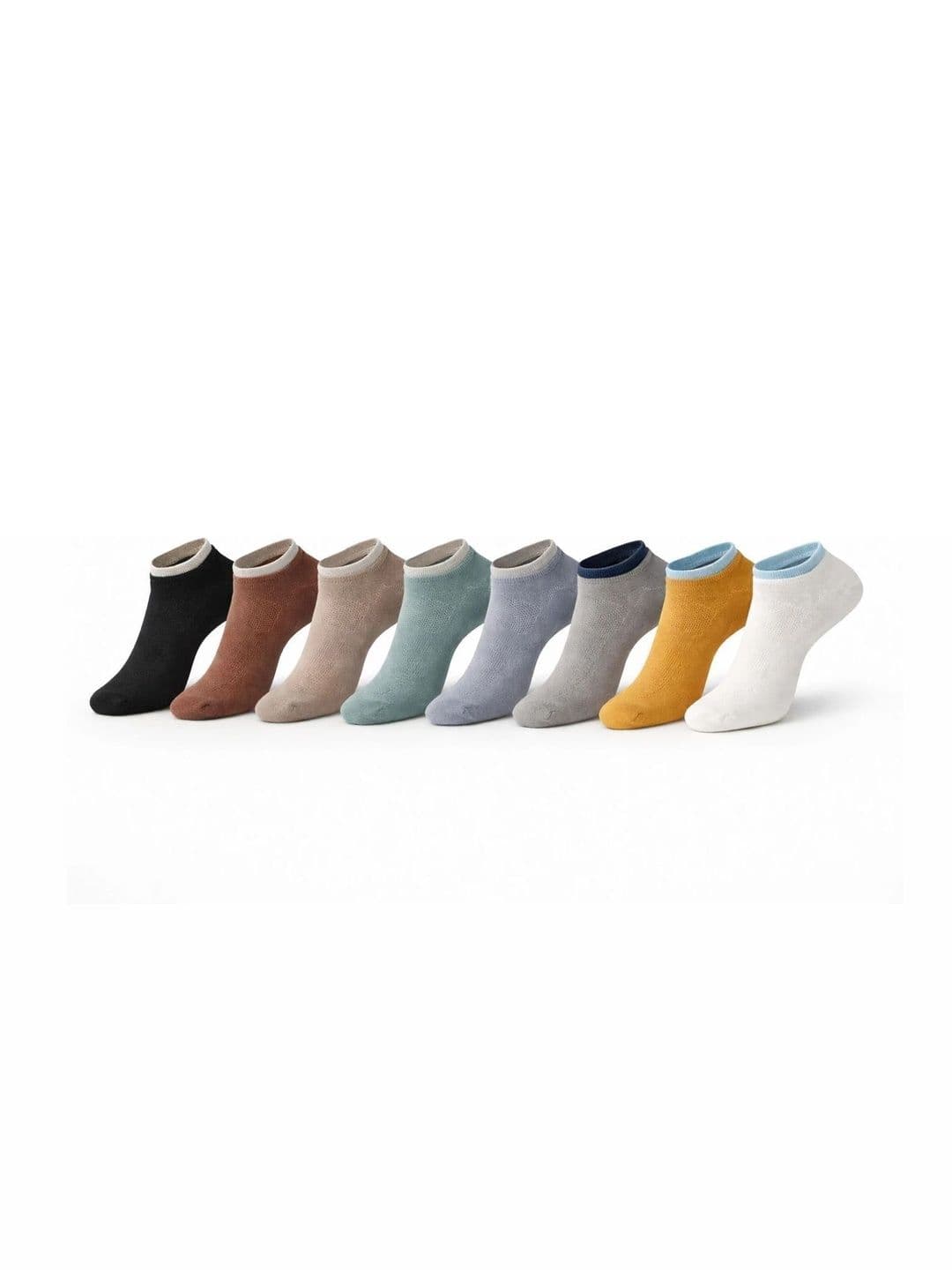 REDCARP Men Pack of 8 Cotton Shoe Liners Socks - view 1