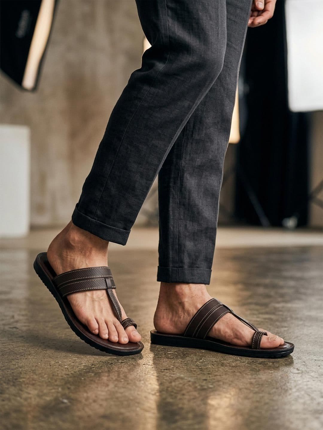 PARRY WALK Men PU Comfort Sandals - view 1