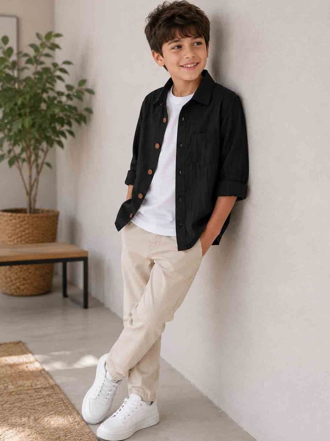 DANFORTH Boys Relaxed Casual Shirt - view 1