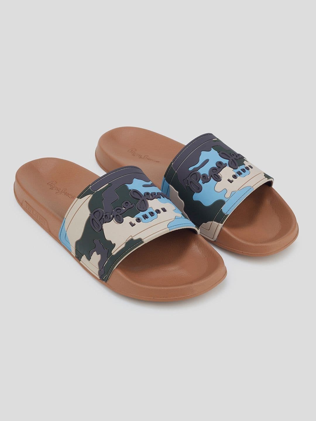 Pepe Jeans Men Printed Sliders - view 1