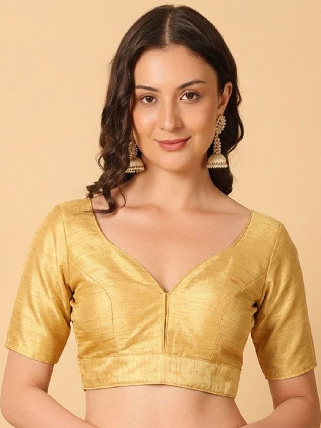 Anouk Women Solid Saree Blouse - view 1