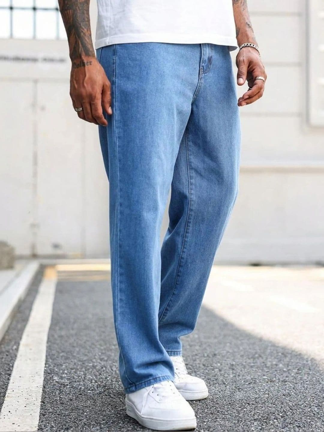 Moda Rapido Men Classic Straight Fit Mid-Rise Stretchable Jeans - view 1