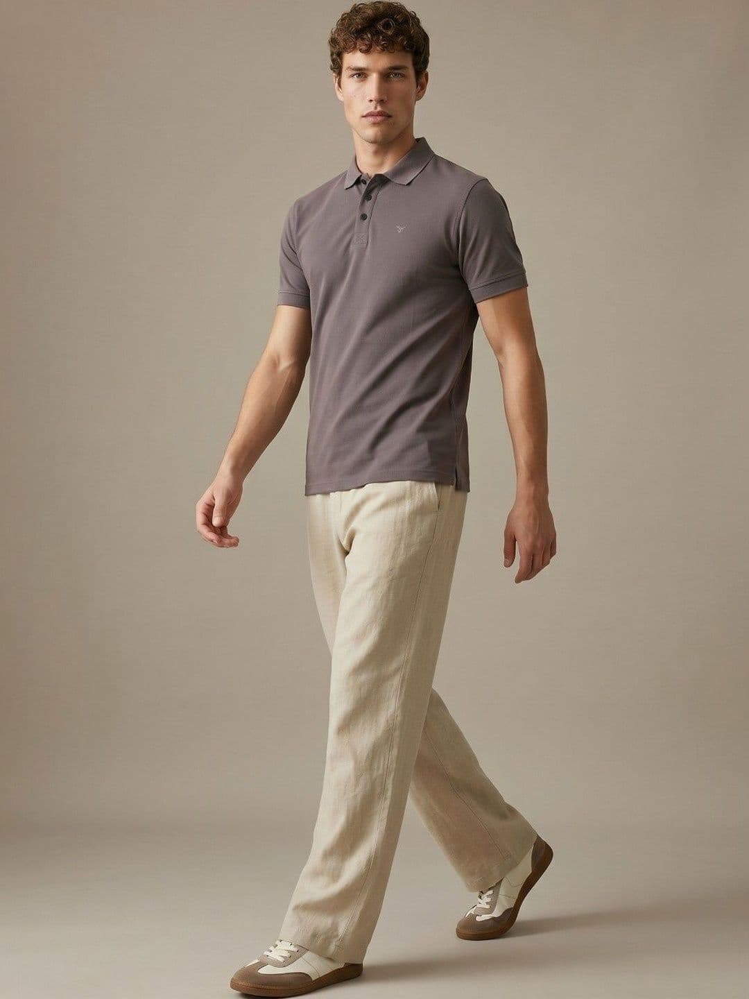 glitchez Men Polo Collar Slim Fit T-shirt - view 1