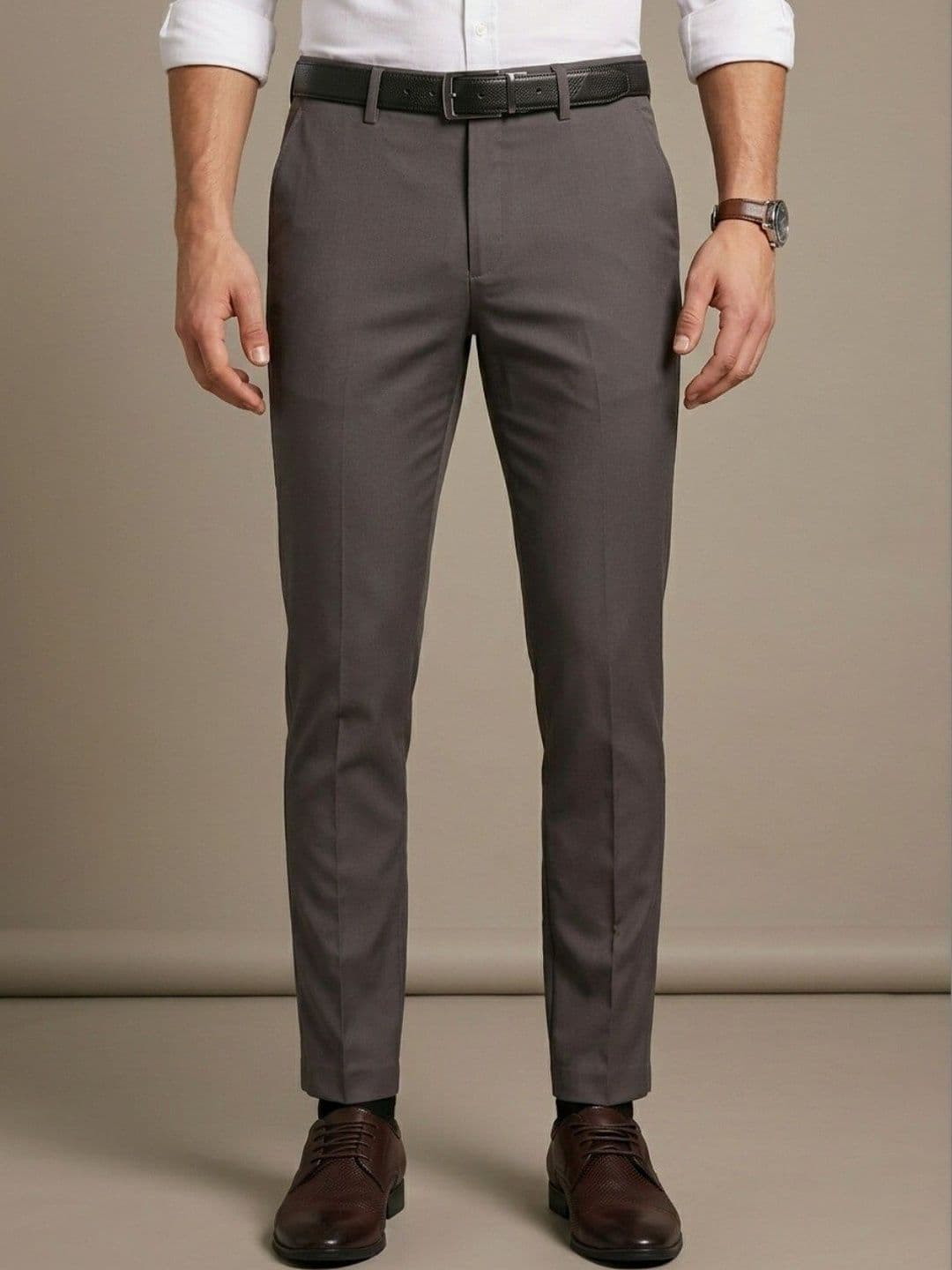 glitchez Men Slim Fit Trousers