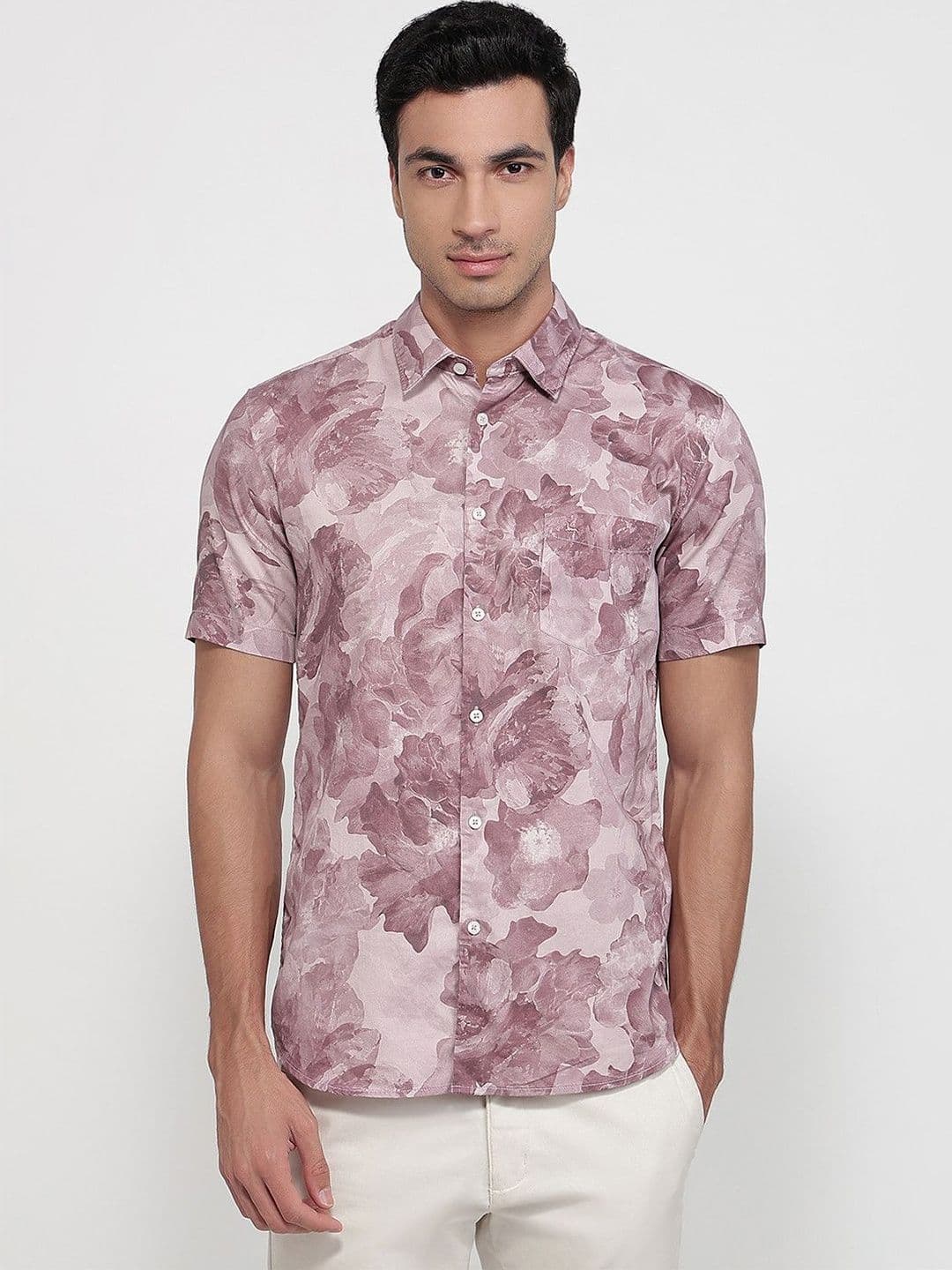 Parx Men Slim Fit Floral Printed Casual Shirt - view 1