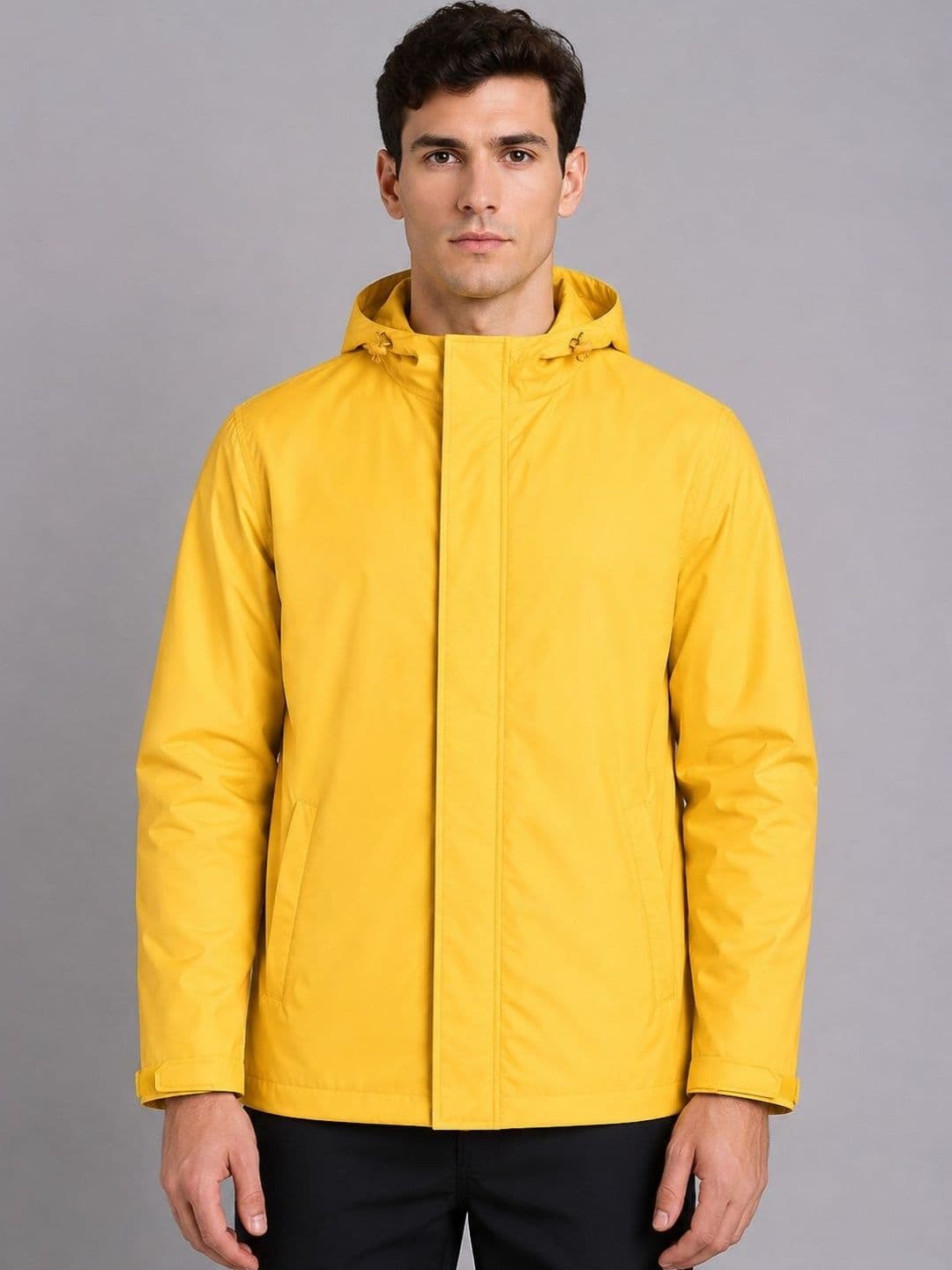 HOUSE OF VEDAS Waterproof Hooded Rain Jacket