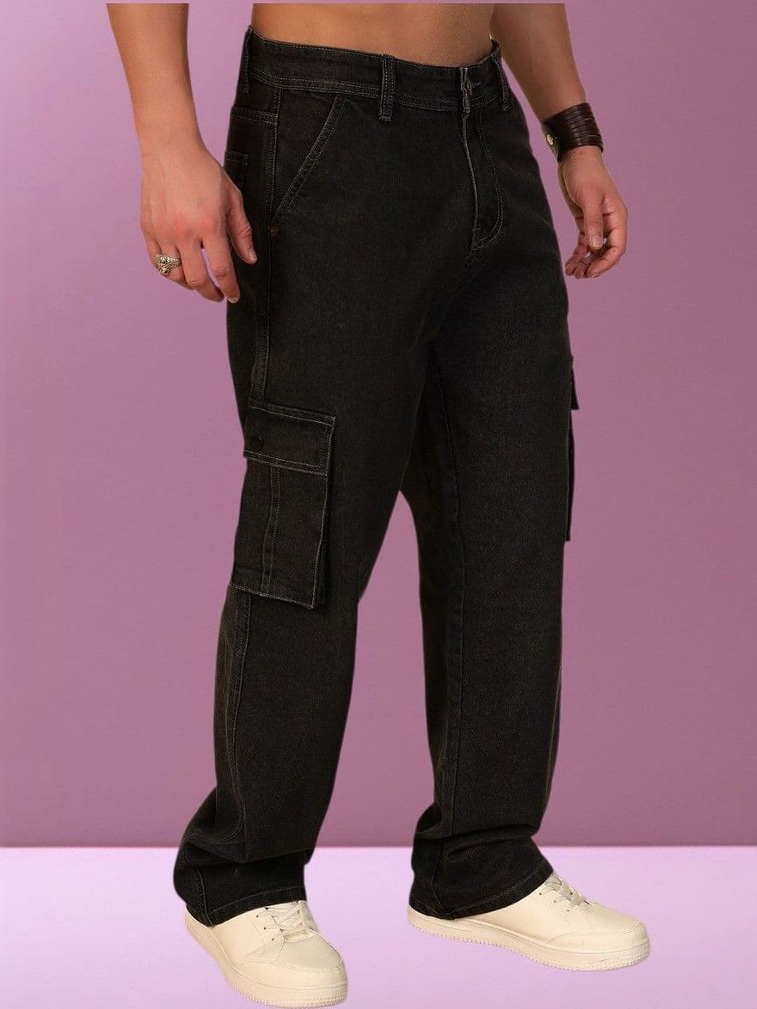 DENIMLOOK Men Relaxed Fit Mid-Rise Jeans - view 1