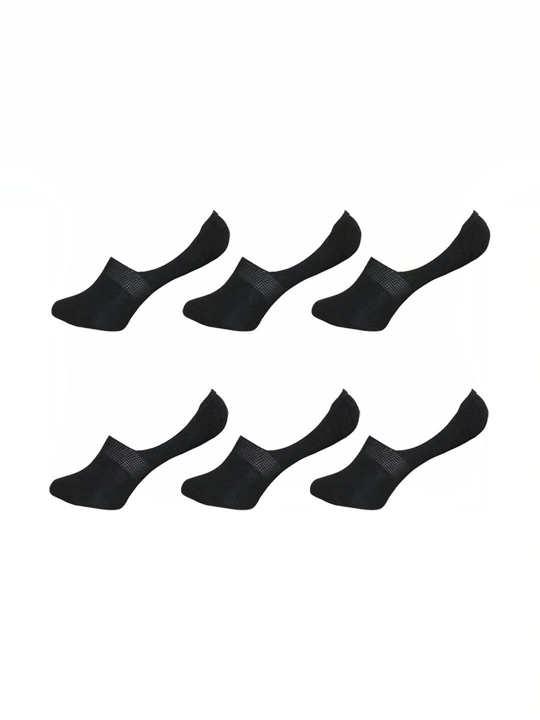 Blacktank Men Pack of 6 Cotton Shoe Liners Socks - view 1