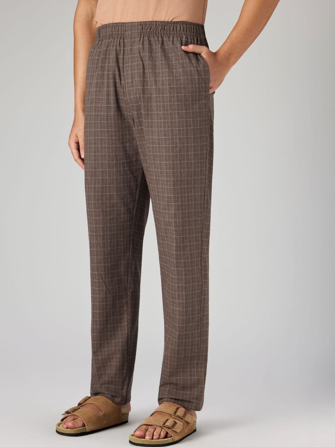 XYXX Men Checked Lounge Pants - view 1